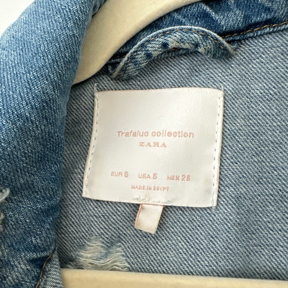 Zara Tie Jean Jacket - Picture 5 of 7